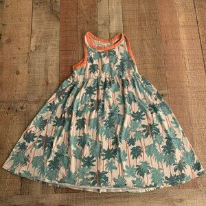 Tucker And Tate Girls Size 7 Palm Tree Tank Top Dress